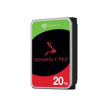 Seagate IronWolf Pro 20TB 7200 RPM 256MB Cache SATA 6.0Gbs 3.5 inch Internal Hard Drive